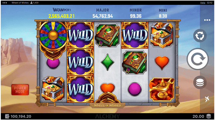 Wheel of Wishes WowPot Review 