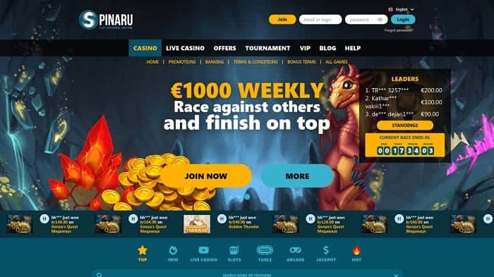 Spinaru.com Casino Review 