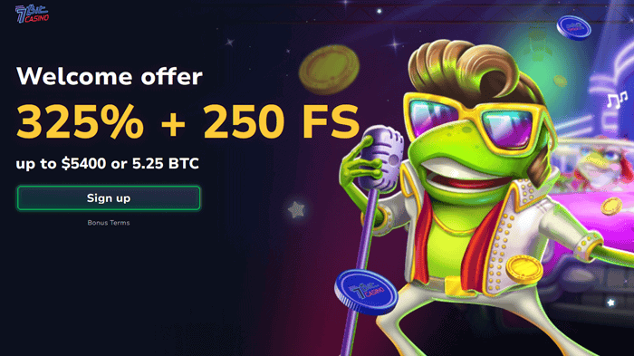 Join 7Bit Casino Australia and get 50 free spins without deposit!