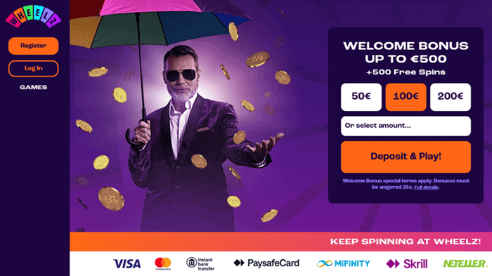 Wheelz Free Bonus on registration 