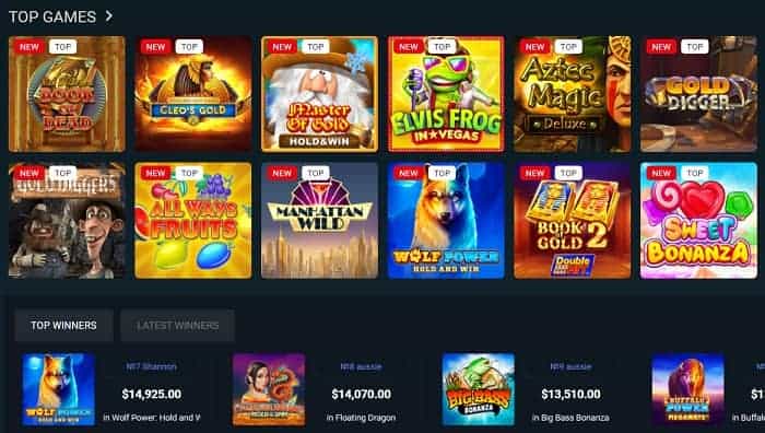 Top Slots and Table Games 