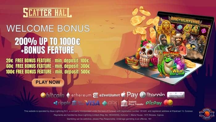 200% First Deposit Bonus 
