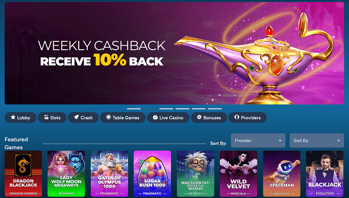 Jazz Casino Cashback 