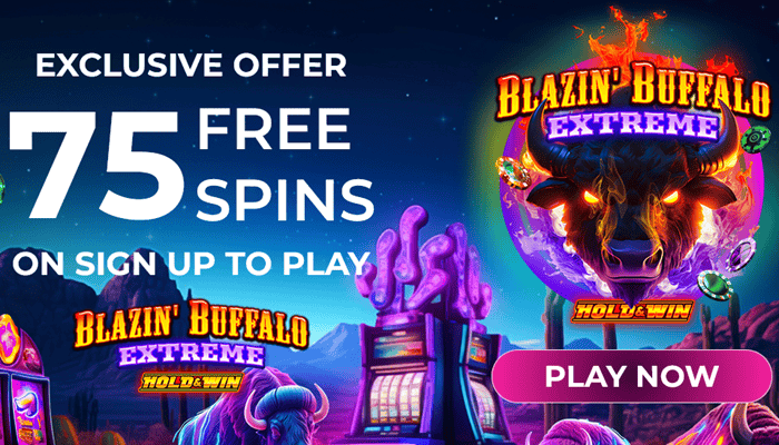Get 75 Free Spins on Blazing Bufallo Extreme at CandyLand