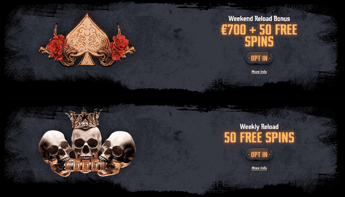 Weekly and Weekend Bonuses 