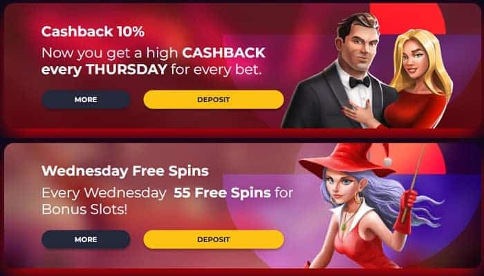 Betsomnia Reload Bonuses