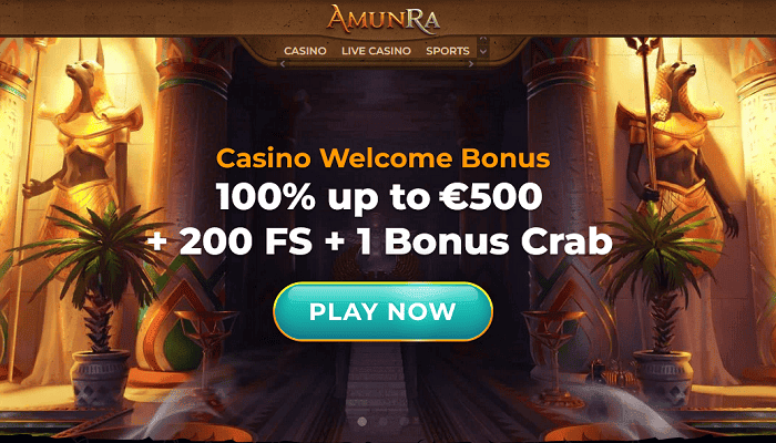 AmunRa Casino Interface