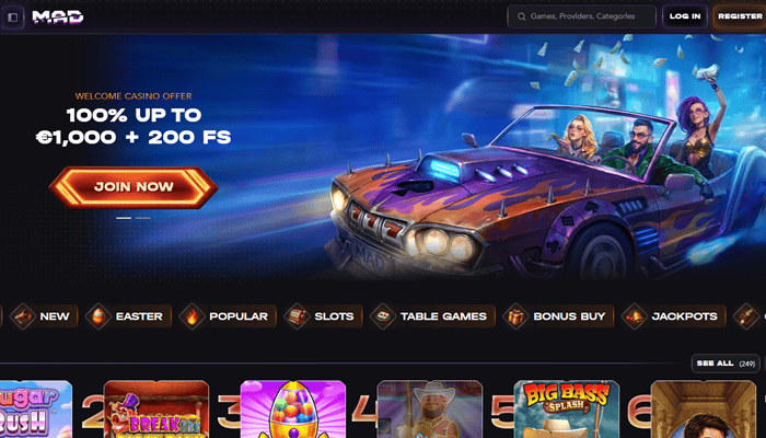 Madslots free spins