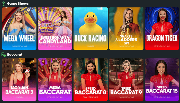 Play Winningz Live Casino for free! 