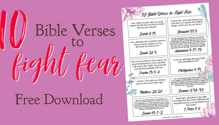 25 Dynamic Bible Verses to Fight Fear