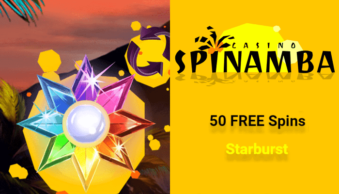50 free spins on Starburst