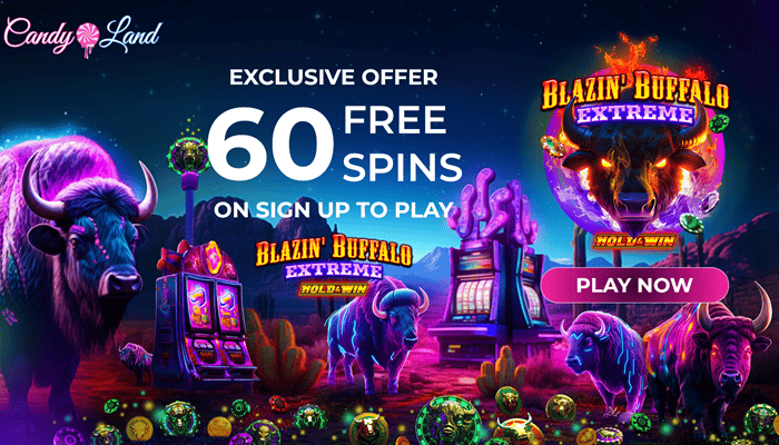 60 gratis spins on Blazin Buffalo Extreme Hold & Win 