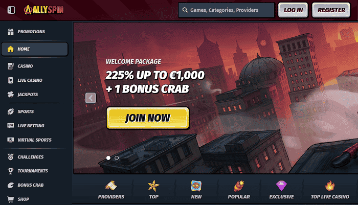 Allyspin exclusive bonus