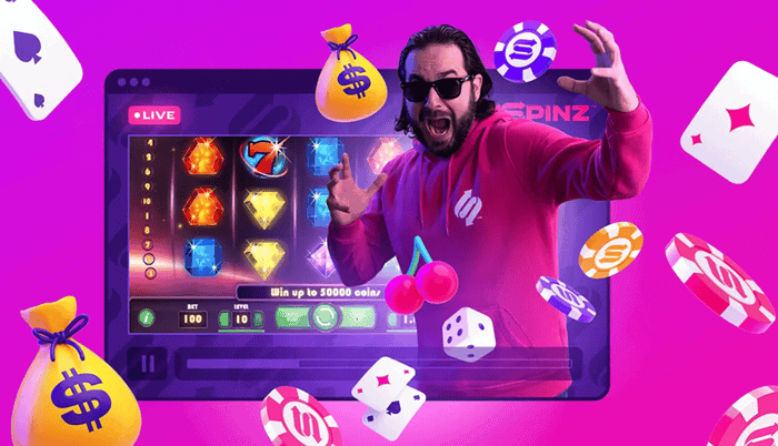 Live Stream at Spinz Casino Games 