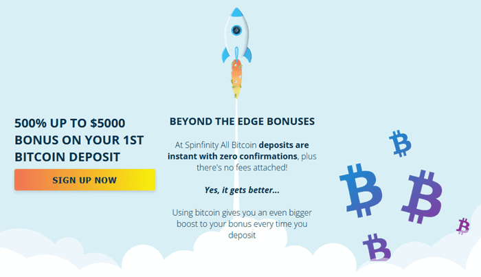 Spinfinity Bitcoin Casino 