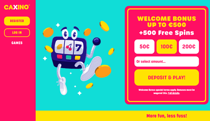 Caxino Casino Register & Login 