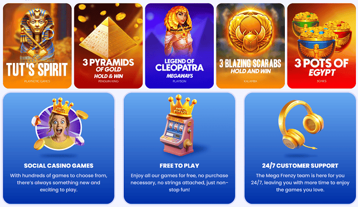 Mega Frenzy Social Casino Games 