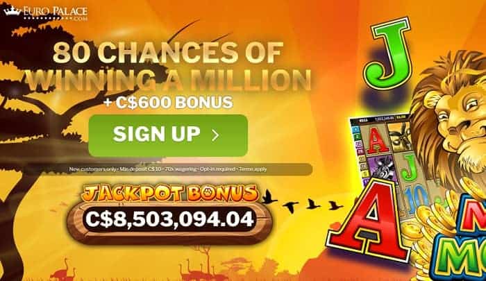 80 gratis spins on Mega Moolah 