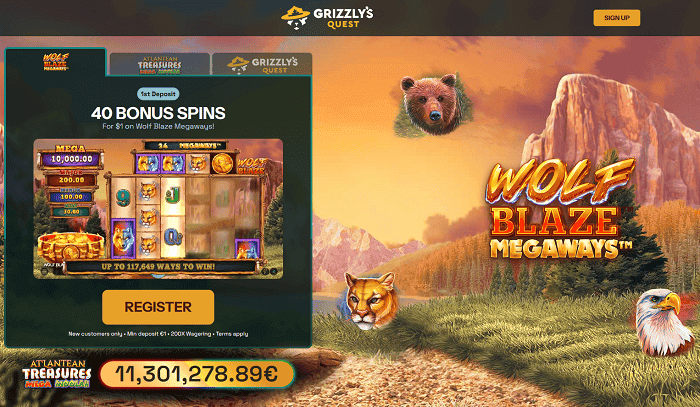Grizzlys Quest Exclusive Offer 