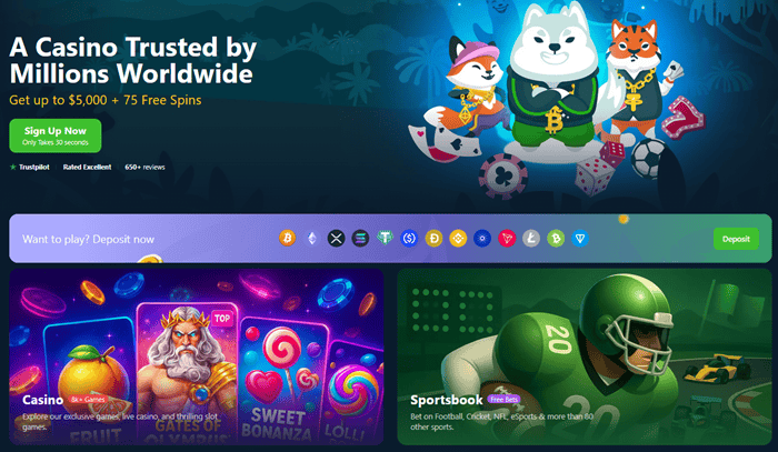 Wild.io Crypto Casino Bonus Code 