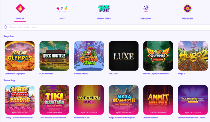 Spinz 20 free spins bonus no deposit required