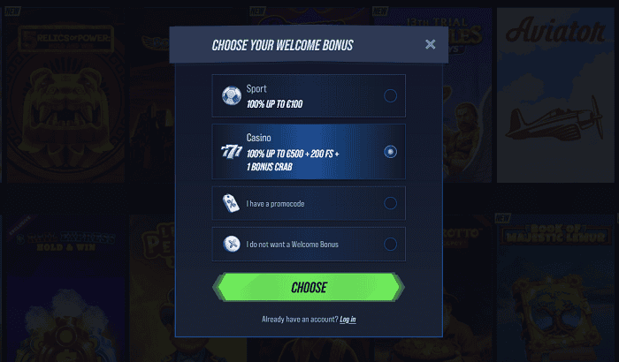 Vegas Hero Register & Login Website 