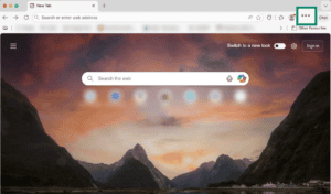 Microsoft Edge browser.