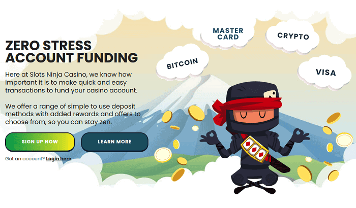 Slots Ninja Casino Banking