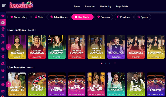 ICasino AG Live Dealer Games 