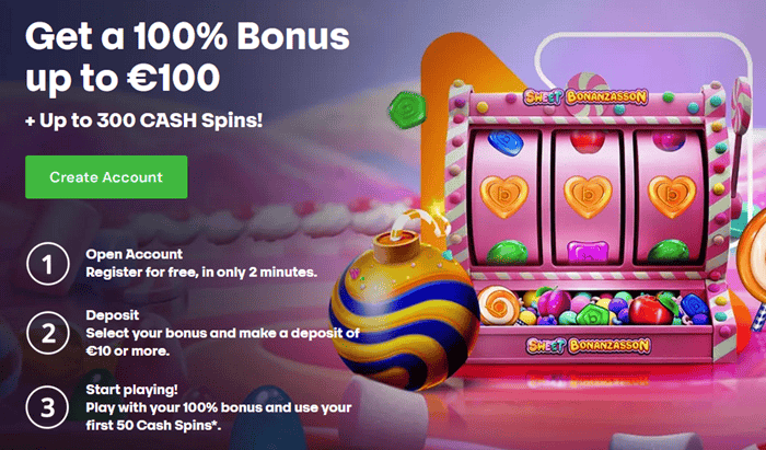 Register account with Betsson 