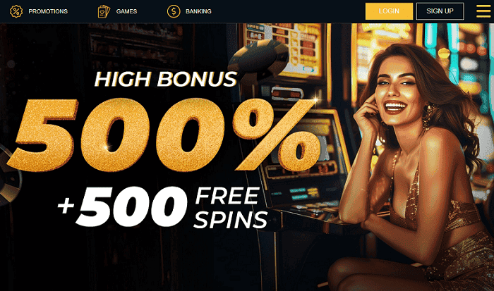 500 free spins on 1st deposit! 