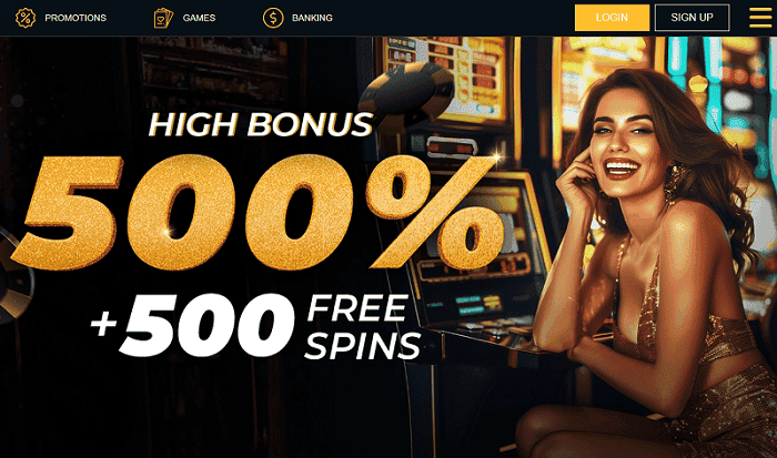 500% welcome bonus for USA!