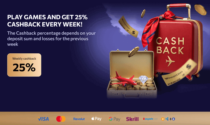 Winairlines Cashback Offer 