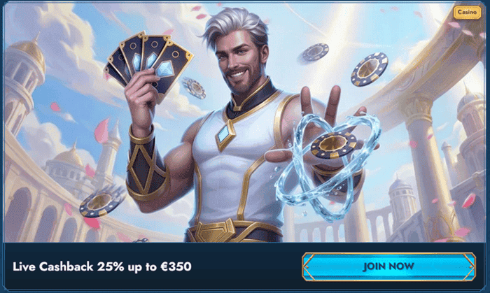 Casea Casino Live Cashback 