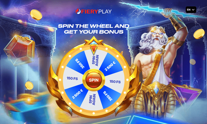 Fieryplay free spins bonus code