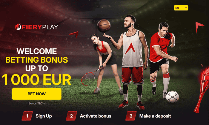Fieryplay Sportsbook Welcome Bonus 