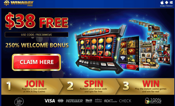 Free Spins Winaday Casino 