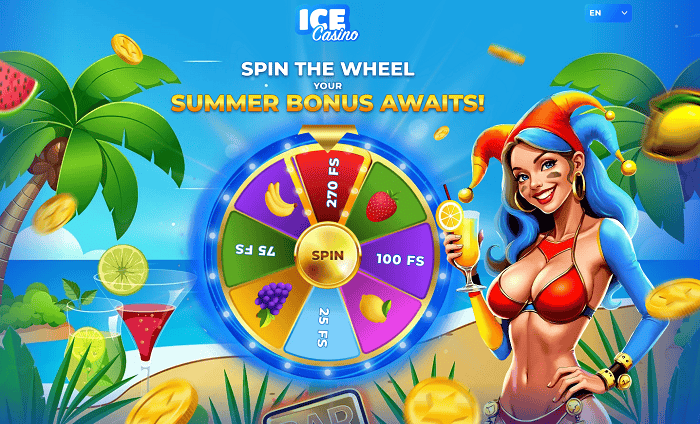 ICE Casino Bonus Wheel 