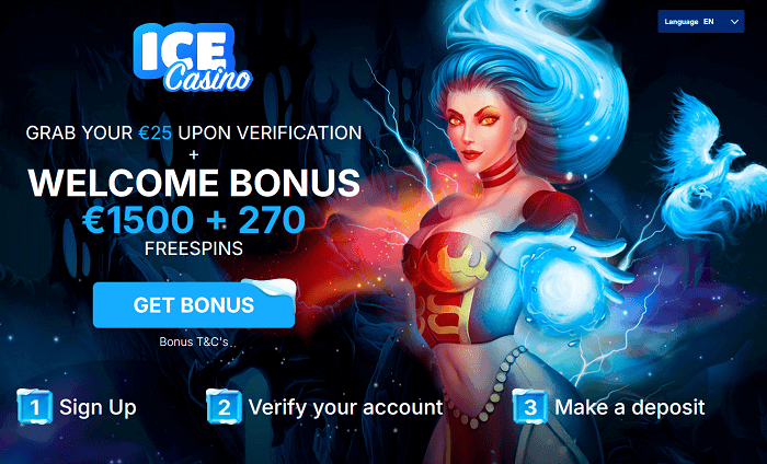 ICE Casino Welcome Bonus 