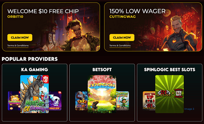 Orbit Spins Crypto Casino 