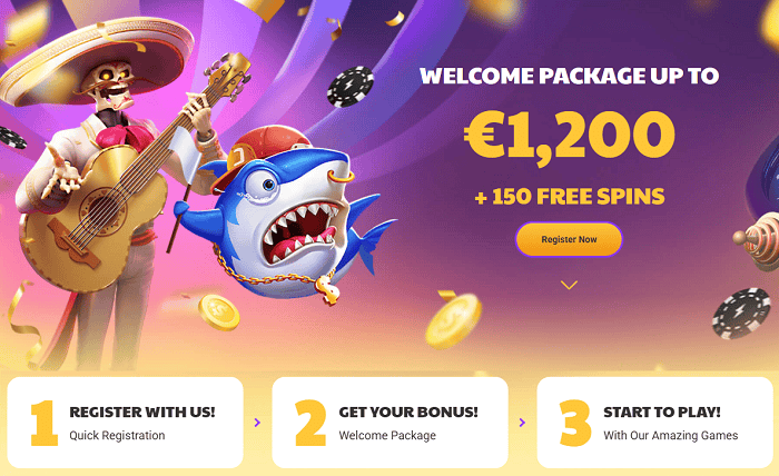 Claim 150 free spins to WikiLuck Casino by registering! 