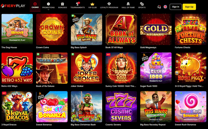 Fieryplay Casino Games Online 