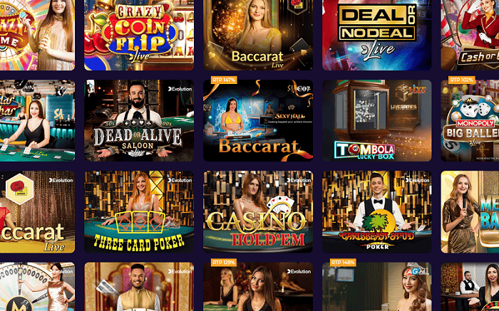 Live Dealer Casino Games at iWILD