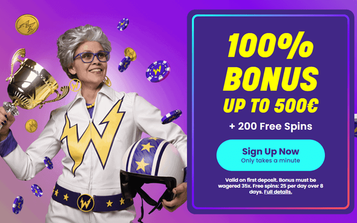 Wildz Malta Casino Welcome Bonus and Free Spins 