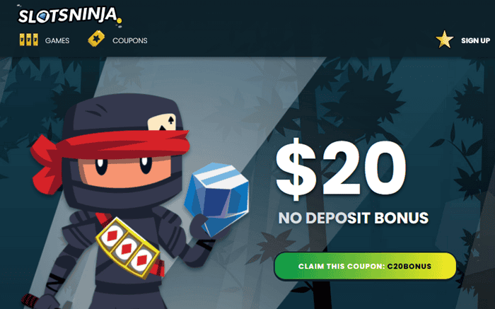 Ninja Slots $20 Free Bonus No Deposit Needed 
