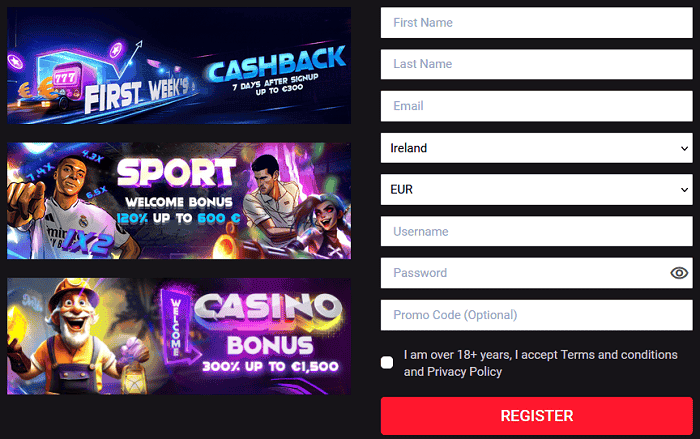 Log into your player account at Mystake and receive exclusive offers! 