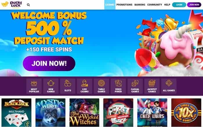 DuckyLuck Casino USA