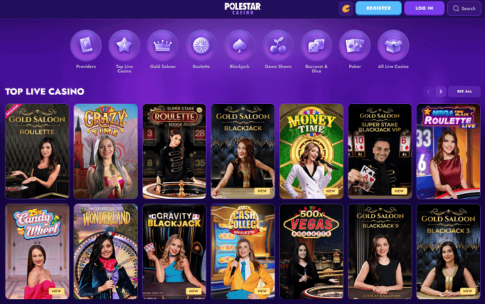Polestar Live Casino and Mobile Casino 