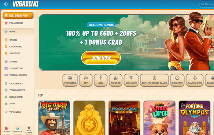 Vegasino Reload Bonus, Gratis Spins, and Tournaments 