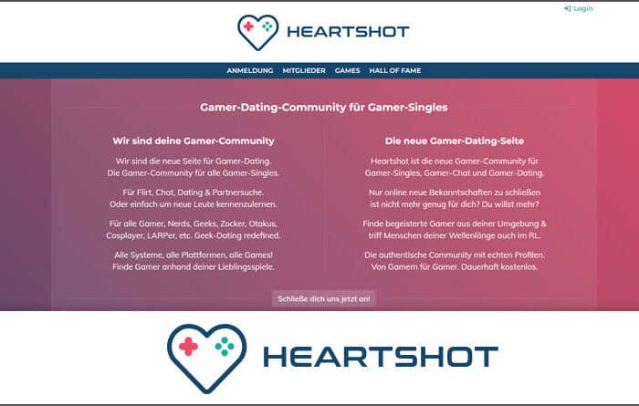 Heartshot – Gamer Dating Community for Gamer Singles